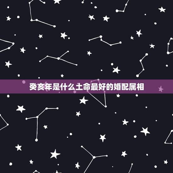 癸亥年是什么土命最好的婚配属相，八八年女属什么生肖的婚配哪个最好
