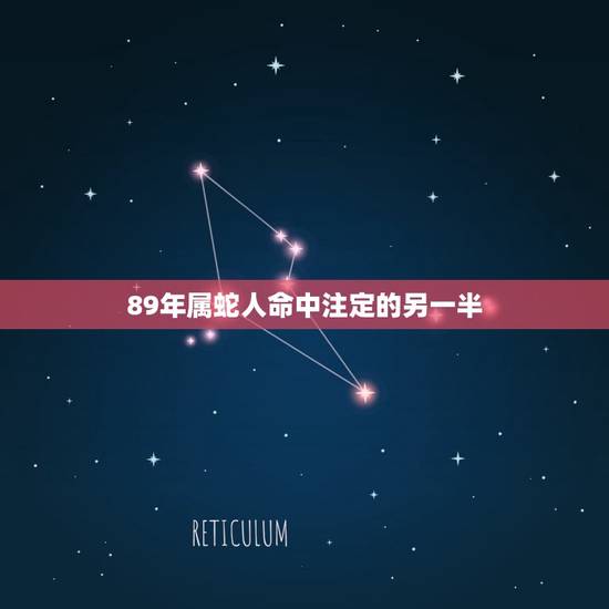 89年属蛇人命中注定的另一半，89年属蛇俩个在一起好不好