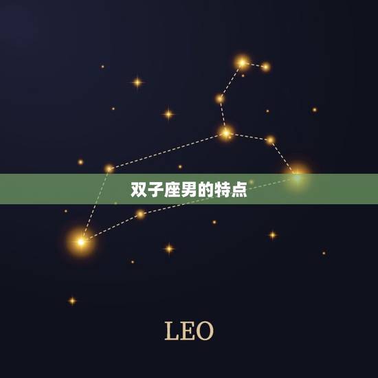 双子座男的特点，双子座男爱上你的表现