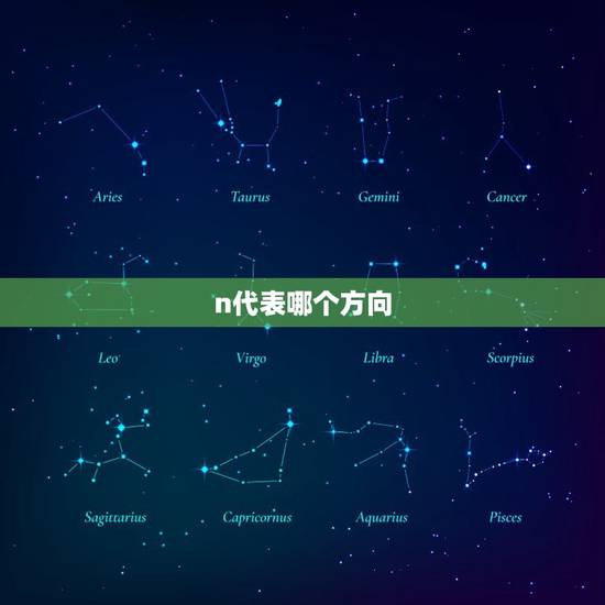 n代表哪个方向，地图上n代表哪个方向