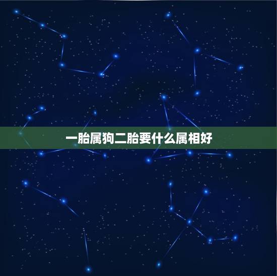 一胎属狗二胎要什么属相好，爸爸属兔 妈妈属马有个 一胎属狗的女儿 ，二