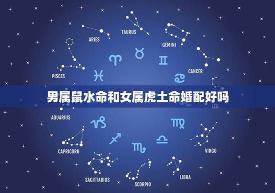 男属鼠水命和女属虎土命婚配好吗，属鼠男生和属虎女生婚姻配吗？