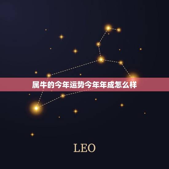 属牛的今年运势今年年成怎么样，今年属牛的财运怎样？