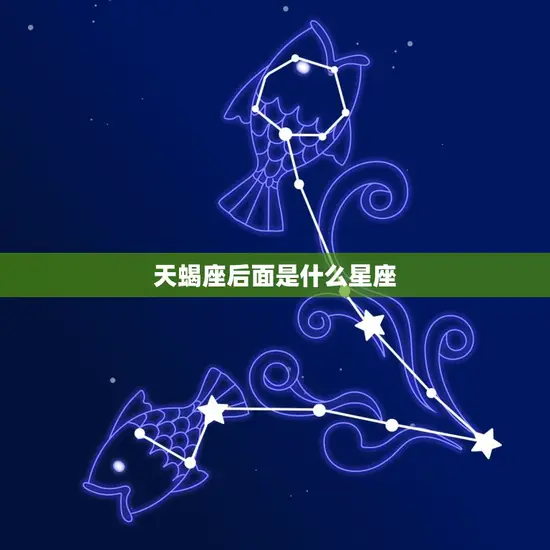 天蝎座后面是什么星座