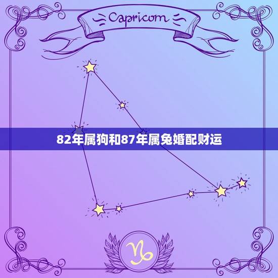 82年属狗和87年属兔婚配财运(如何提升财运)