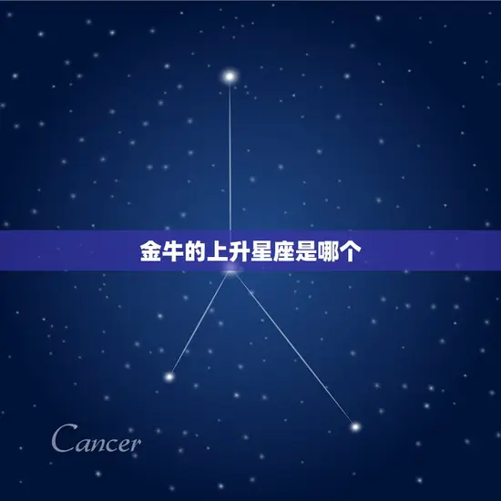 金牛的上升星座是哪个