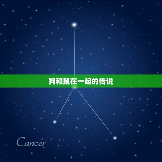 狗和鼠在一起的传说