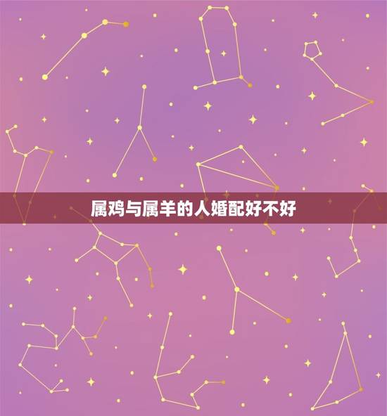 属鸡与属羊的人婚配好不好(十二生肖中属鸡与属羊的配对指南)