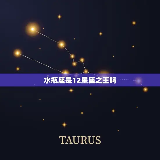 水瓶座是12星座之王吗