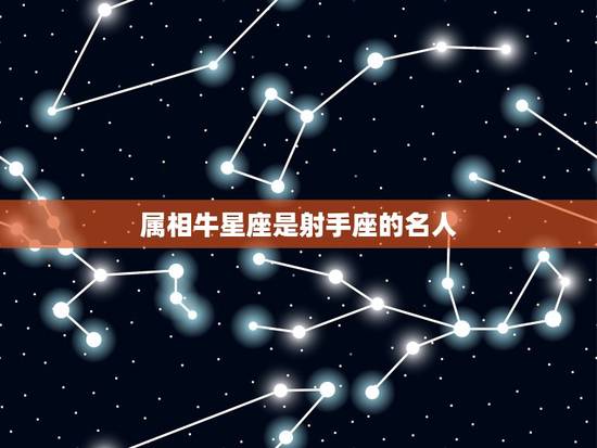 属相牛星座是射手座的名人，属牛的射手座与属兔人双子星座的情人