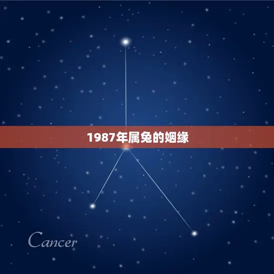 1987年属兔的姻缘