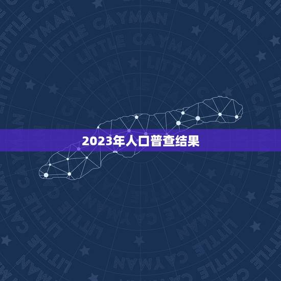 2023年人口普查结果 本次人口普查结果