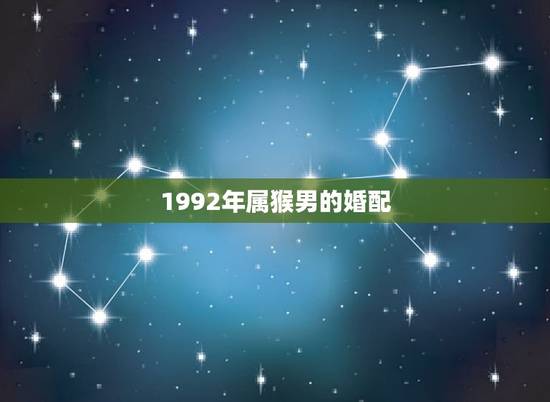 1992年属猴男的婚配，男属猴农历1992年5月初九生，女属鸡1993
