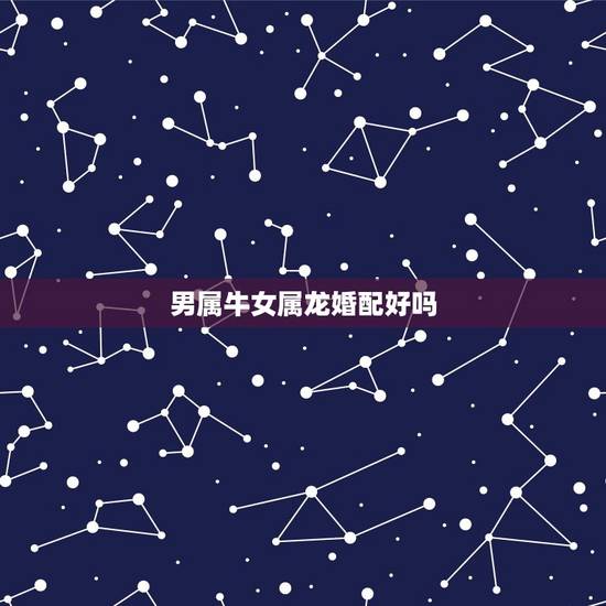 男属牛女属龙婚配好吗，女方属龙 男方属牛 龙和牛相配合适吗？
