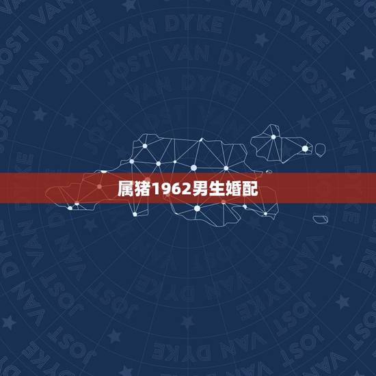 属猪1962男生婚配，属猪的男的和哪个属相最配对