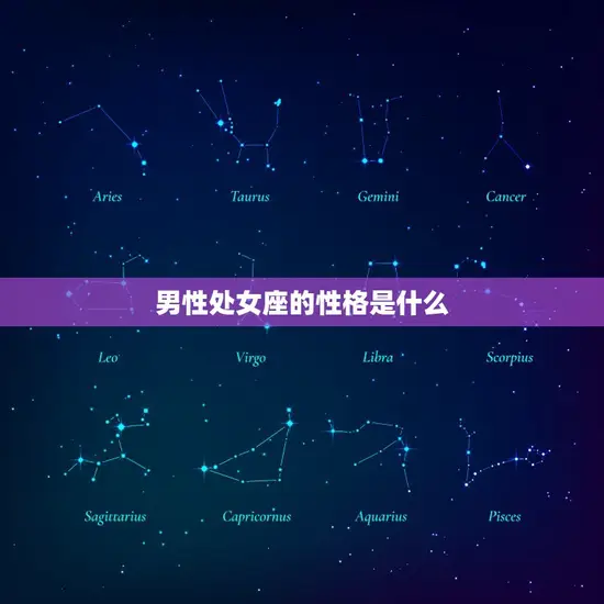 男性处女座的性格是什么