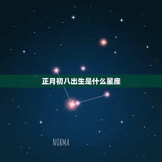 正月初八出生是什么星座