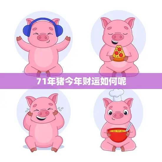 71年猪今年财运如何呢(解析2023年猪年运势)