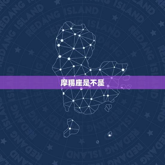 摩羯座是不是，摩羯座男不爱你的表现