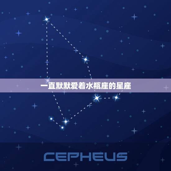 一直默默爱着水瓶座的星座，超迷恋水瓶女的星座男