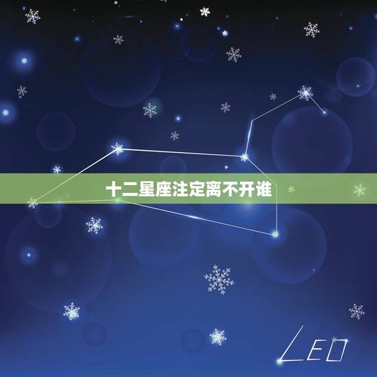 十二星座注定离不开谁，水瓶座保护什么星座