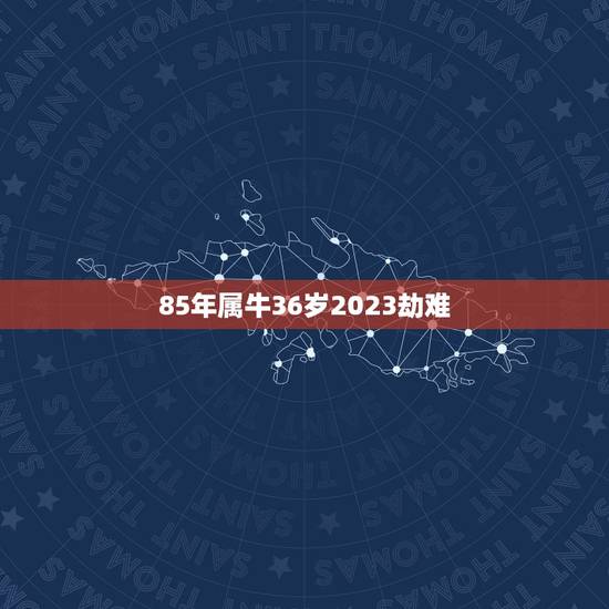 85年属牛36岁2023劫难