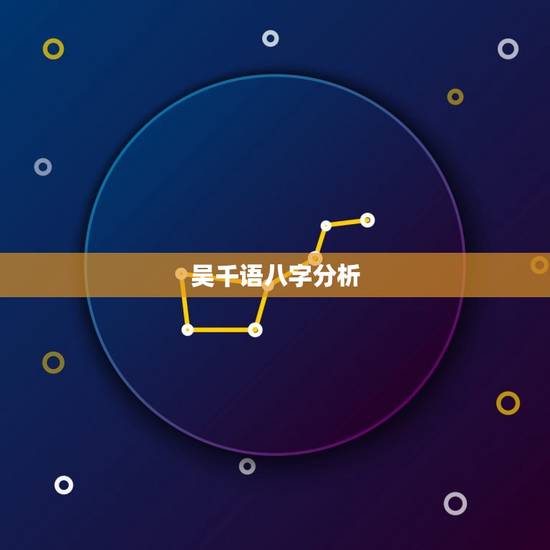 吴千语八字分析，帮忙取名字谢谢哦！