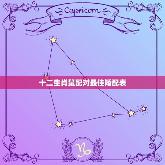 十二生肖鼠配对最佳婚配表，属鼠的和什么属相最配 属鼠的属相婚配表