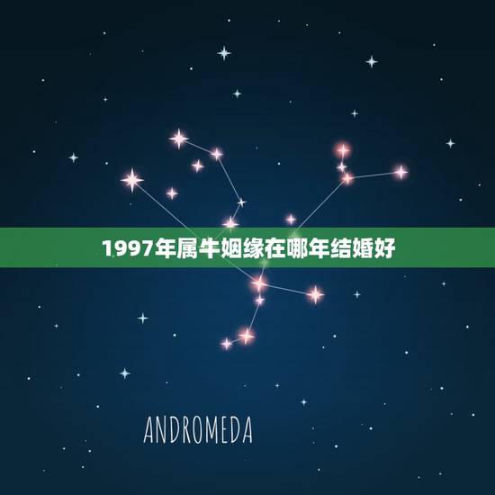 1997年属牛姻缘在哪年结婚好，97年男属牛和93年女属鸡结婚日期哪时