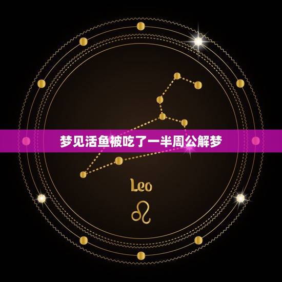 梦见活鱼被吃了一半周公解梦，周公解梦梦里梦见鱼好不好