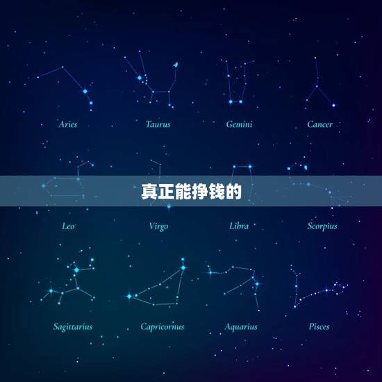 真正能挣钱的，可以赚钱的 都有什么？