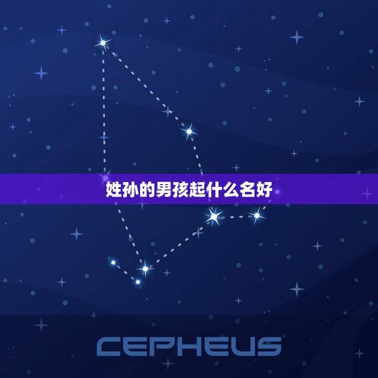 姓孙的男孩起什么名好，姓孙取什么名字好