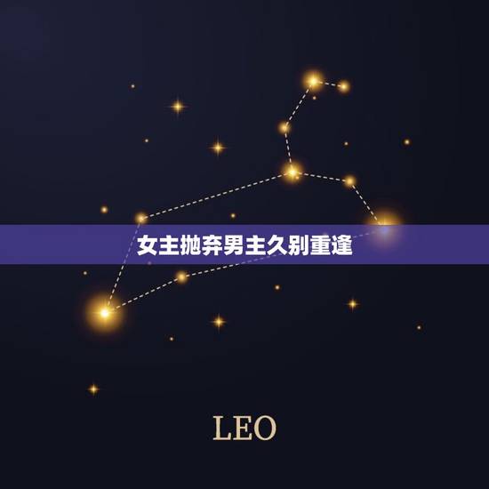 女主抛弃男主久别重逢，想找一本，女主和男主久别重逢，男主是的