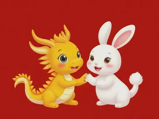 生肖龙和生肖兔相配是否相冲：婚配禁忌与化解技巧