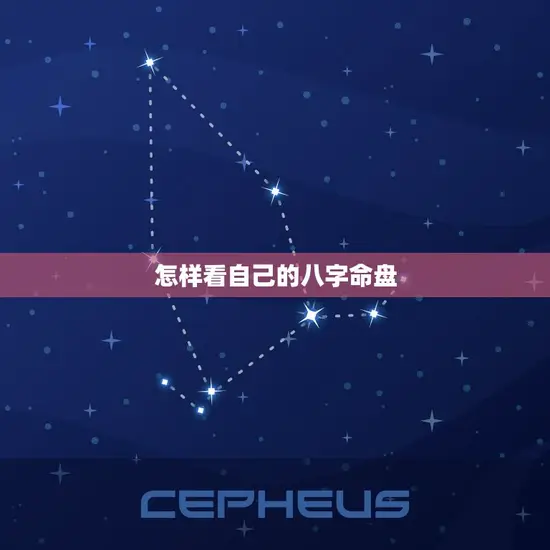 怎样看自己的八字命盘