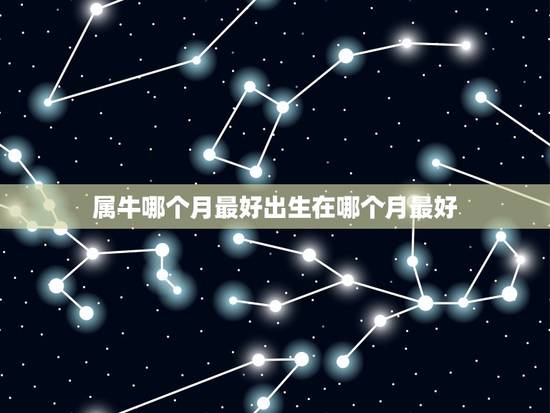 属牛哪个月最好出生在哪个月最好，属牛几月出生最好