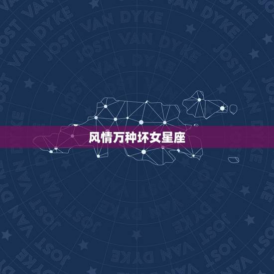 风情万种坏女星座，风情万种歌曲