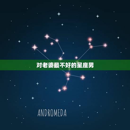 对老婆最不好的星座男，老婆不在特别想的星座男