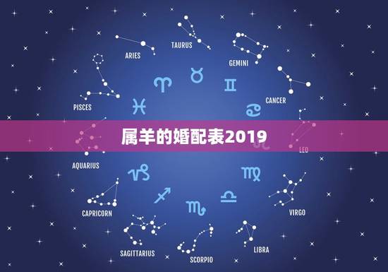 属羊的婚配表2019，属羊2019年运势及运程