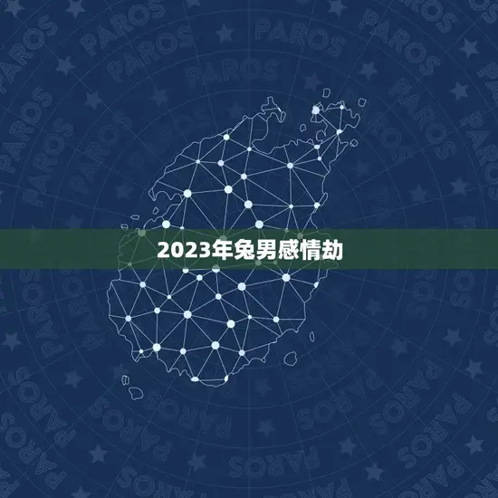 2023年兔男感情劫