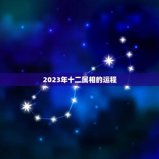2023年十二属相的运程，2023年十二生肖运势运程
