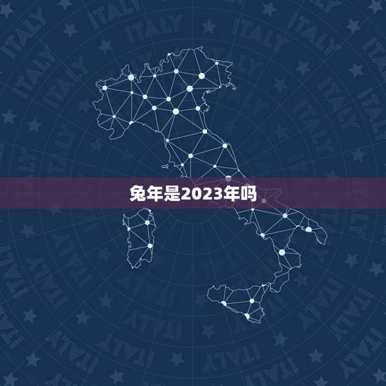 兔年是2023年吗