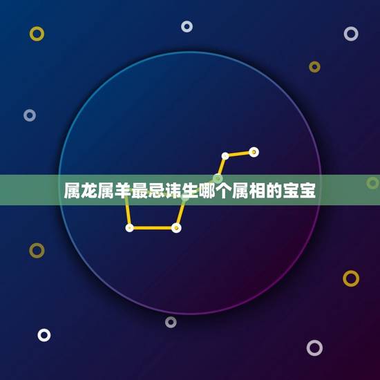 属龙属羊最忌讳生哪个属相的宝宝，属龙和属羊的适合生什么属相的孩子