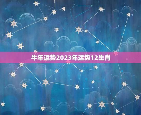 牛年运势2023年运势12生肖，属鸡的牛年运势2023年运势