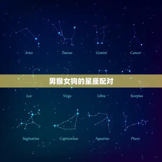 男猴女狗的星座配对