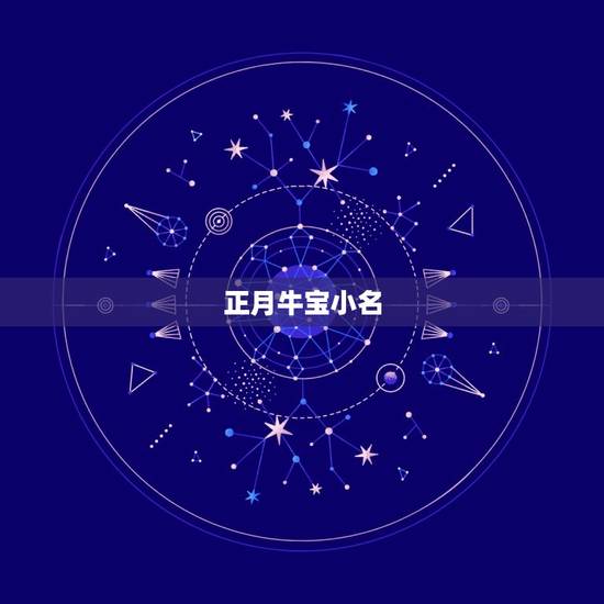 正月牛宝小名，有取名没有？男女都可以，年底或者正月初出生，