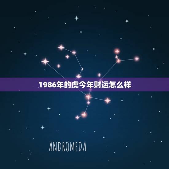 1986年的虎今年财运怎么样