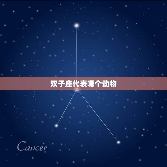 双子座代表哪个动物，十二星座是什么动物