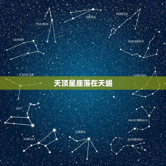 天顶星座落在天蝎，双鱼摩羯知乎