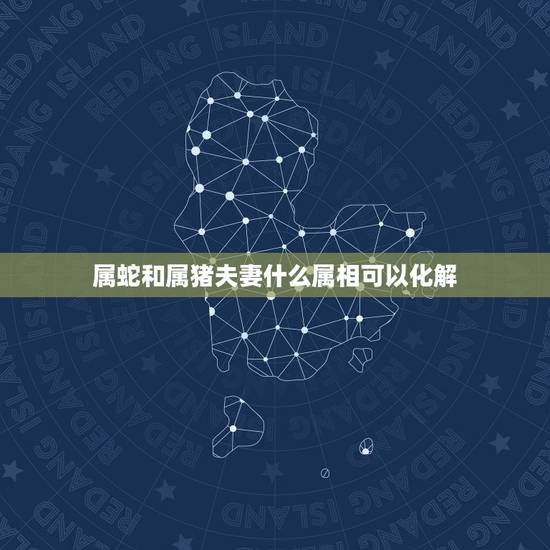 属蛇和属猪夫妻什么属相可以化解，属猪和属蛇在一起怎样化解相克